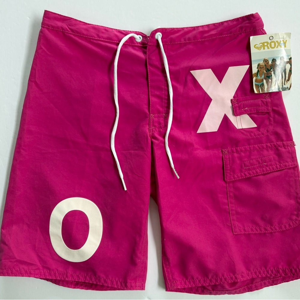 Quicksilver Roxy Girls Size 16 Board Surf Swim Shorts Bright Pink